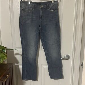 Rock & Republic Straight Leg Kendall Jeans in Faded Blue Denim 12